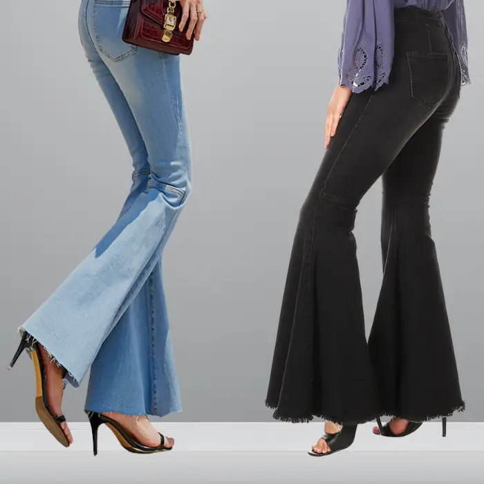 Flare Jeans with Stilettos