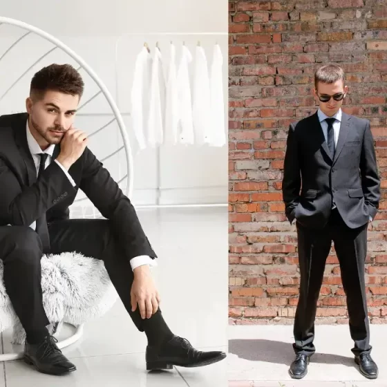 What Shoes to Wear With Black Suit - Hero Image