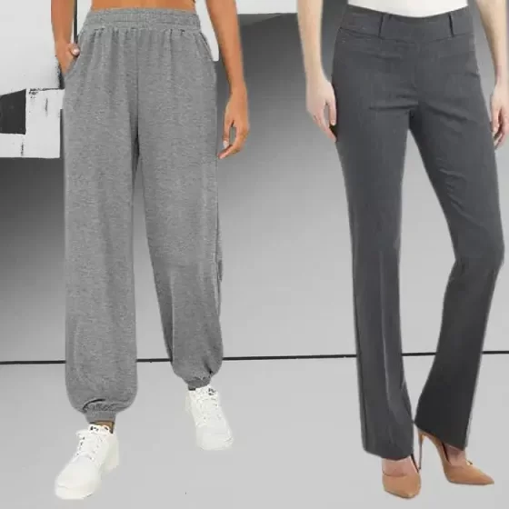 What Shoes to Wear With Grey Pants Female - Hero Image