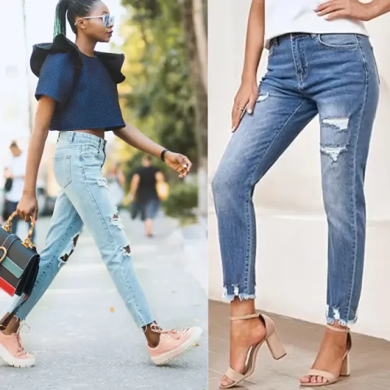 What shoes to wear with cropped jeans - Hero Image